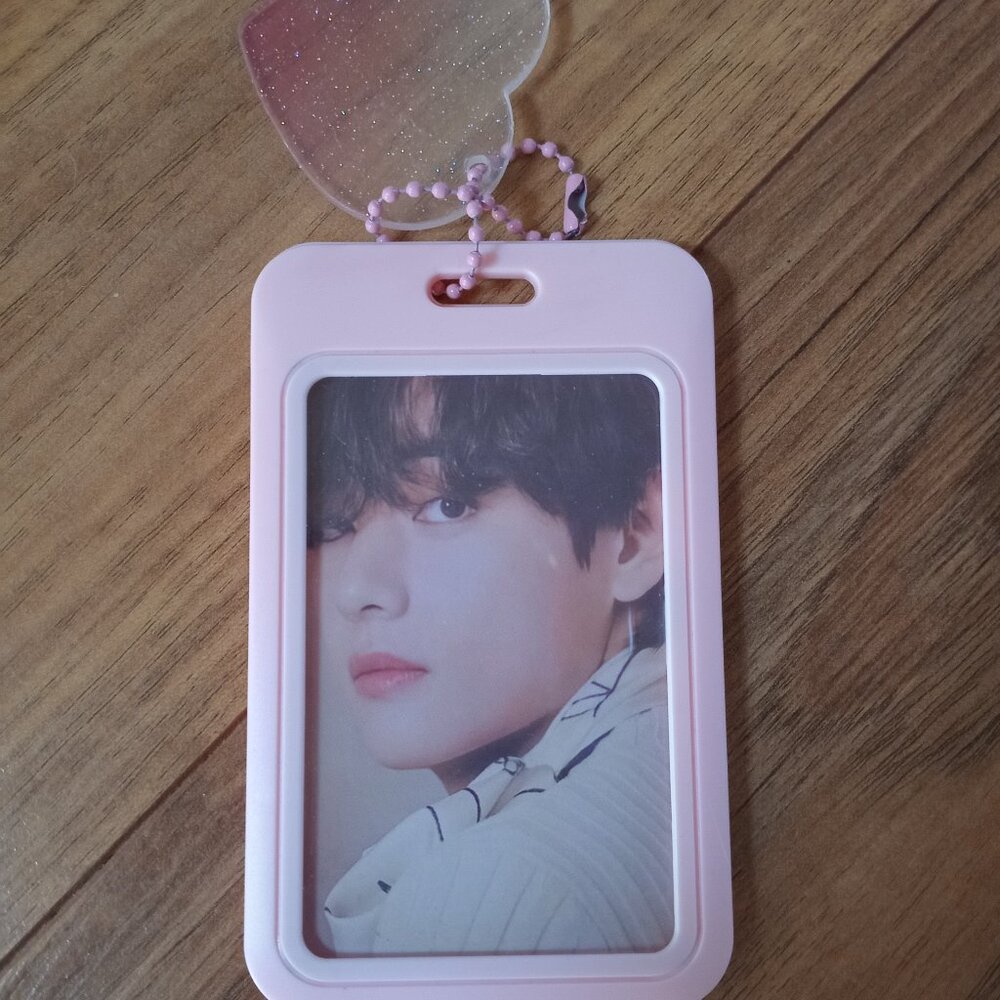 BTS V Kpop Photocard w/ Holder